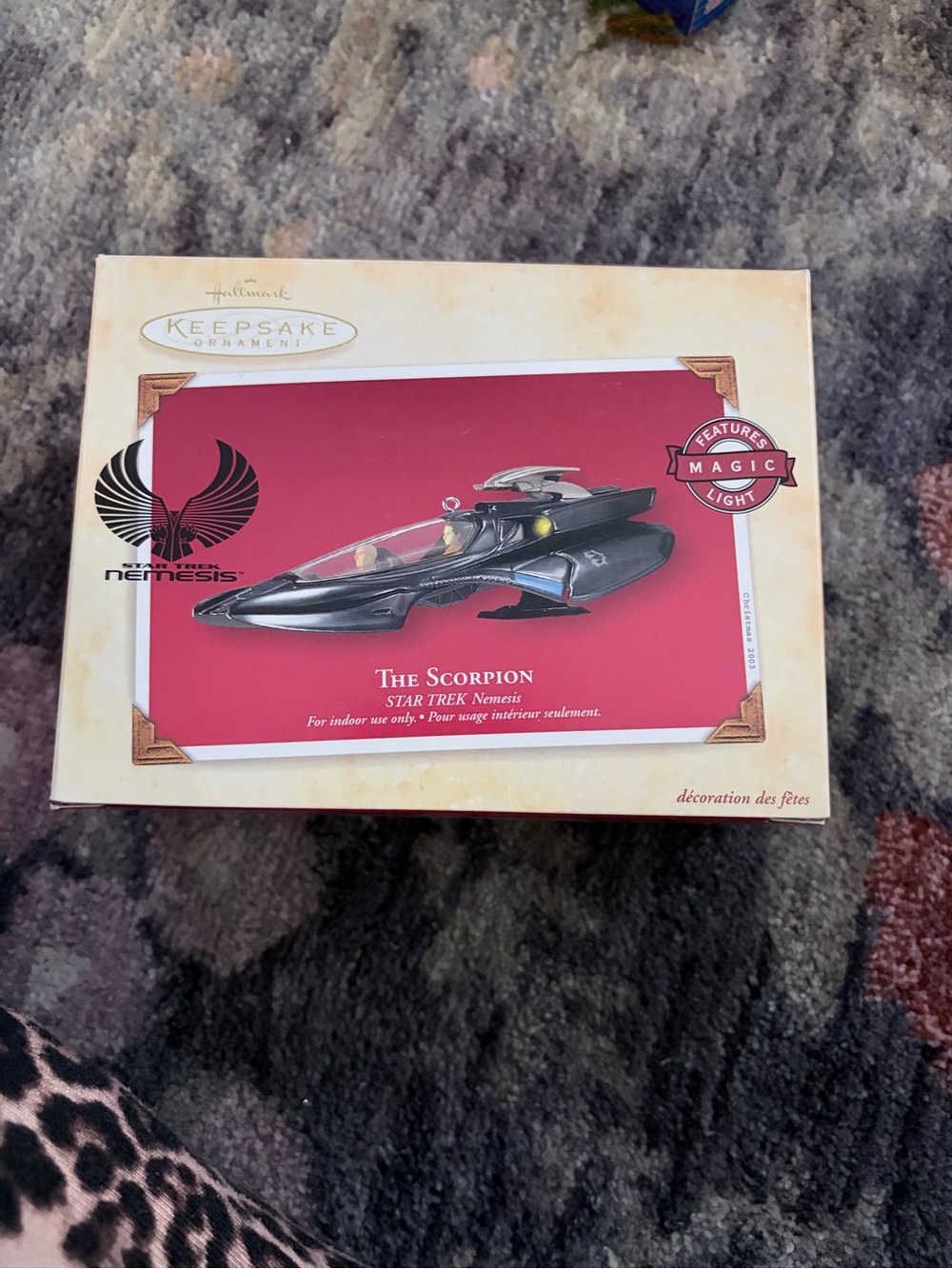 Hallmark Keepsake The Scorpion Star Trek Nemesis Ornament - Black